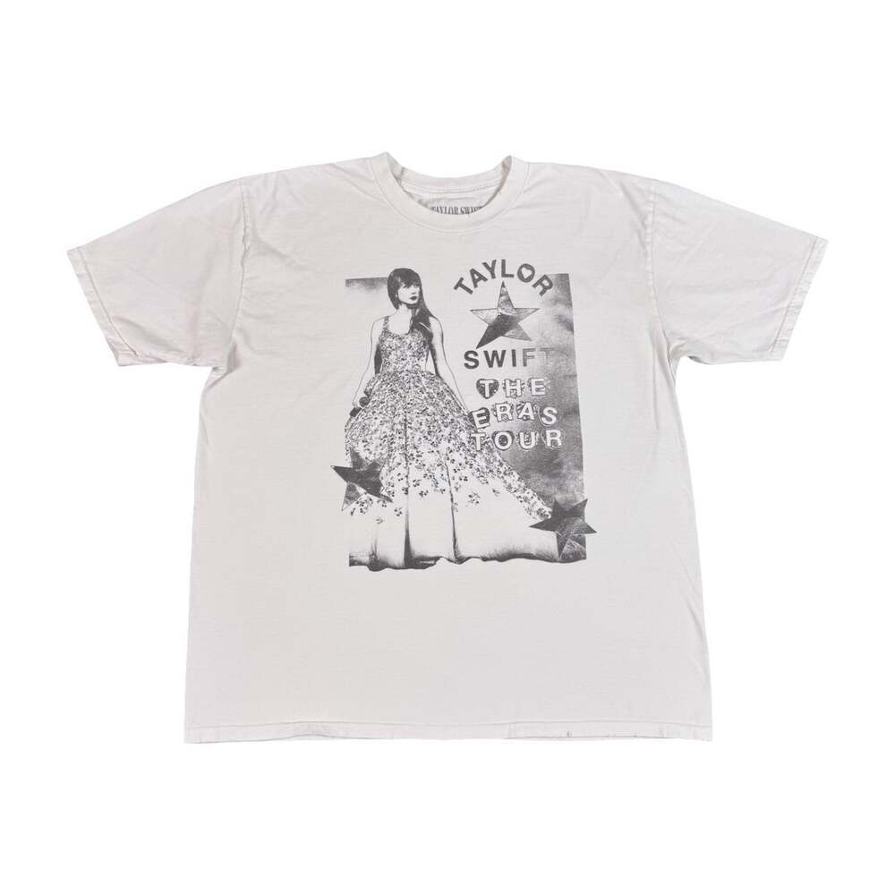 Taylor Swift Authentic The Eras Tour Distressed Short Sleeve Tshirt Size XL